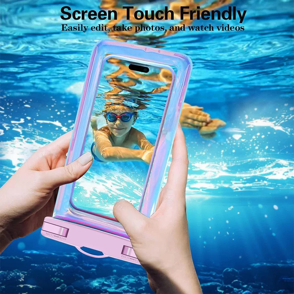 Waterproof Phone Case for Swimming / Diving / Floating Touchscreen Compatible Up To 7.5 Inch Devices IPX8 Rated - 6