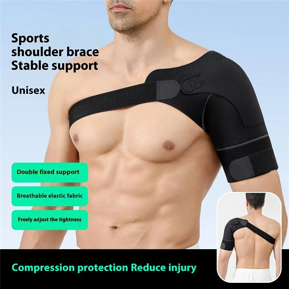 VILICO AB179 Sports Shoulder Support Dislocation Prevention Adjustable Compression Brace for Fitness - 2