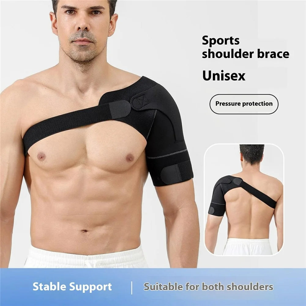 VILICO AB179 Sports Shoulder Support Dislocation Prevention Adjustable Compression Brace for Fitness - 5