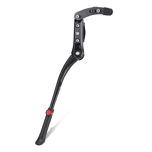 WEST BIKING YP0712049 Aluminum Alloy Bicycle Kickstand No-Drill Adjustable Side Stand for 24-29 Inch Mountain Road Bike - Black - 1