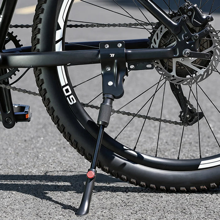 WEST BIKING YP0712048 Metal Adjustable Bike Kickstand 30kg Load for Mountain Road Bicycle - Black - 7