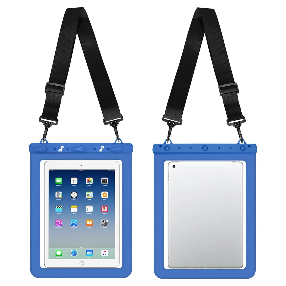 PICTET.FINO RH02 IPX8 Waterproof Bag for 13-inch Tablet Touch Screen 30m Underwater Pouch - Blue - 1