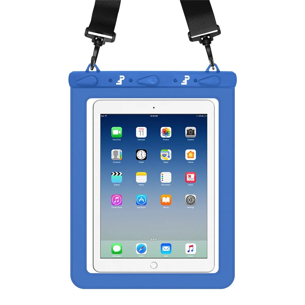 PICTET.FINO RH02 IPX8 Waterproof Bag for 13-inch Tablet Touch Screen 30m Underwater Pouch - Blue - 4