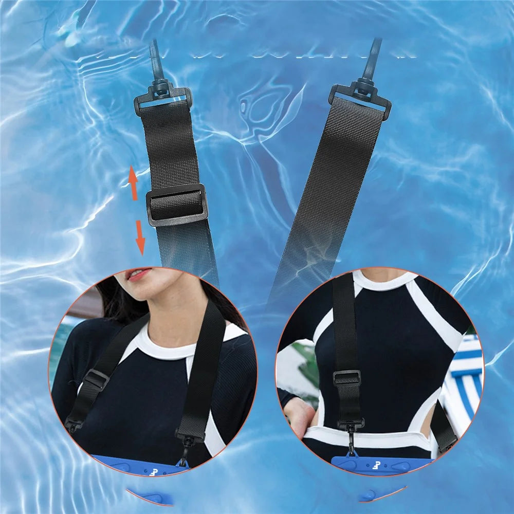 PICTET.FINO RH02 IPX8 Waterproof Bag for 13-inch Tablet Touch Screen 30m Underwater Pouch - Blue - 6