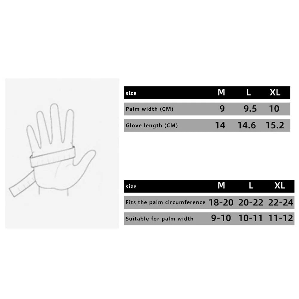 BGB21 1 Pair Unisex Pull-ups Fitness Sport Gloves Breathable Anti-skid Half Finger Gloves - Black / M - 4