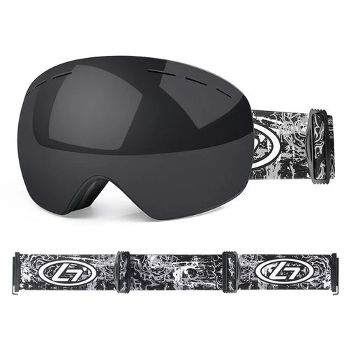 OBAOLAY H019 Double Layer Anti-fog Ski Goggles Windproof Sandproof Ski Glasses with Storage Box - Style A - 1