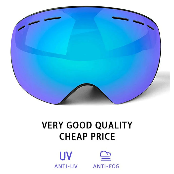 OBAOLAY H019 Double Layer Anti-fog Ski Goggles Windproof Sandproof Ski Glasses with Storage Box - Style A - 3