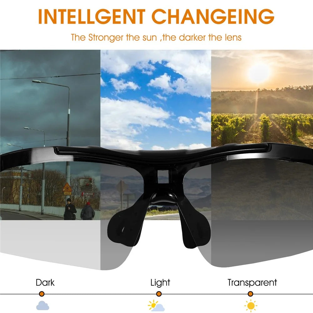 WEST BIKING YP0703137 Motorcycle Bike Riding Glasses Anti-UV Lens Powersports Sunglasses Goggles - 3