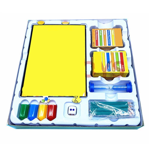 2 Levels of Clues Quick Sketch Drawing Game with Pencils Kit Set for Kids Adults - 1