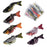 3Pcs 10cm 15g Fishing Lures Set Multi-Jointed Crankbait Hard Bait Artificial Lure with Storage Box - B - 3