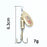 10Pcs Metal Fishing Lures Rotating Spoon Baits with Storage Box for Freshwater Saltwater - 6