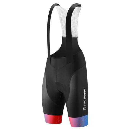 WEST BIKING YP0207128 For Men / Women Summer Breathable Mesh Back Cycling Bib Short Pants - Men S - 1