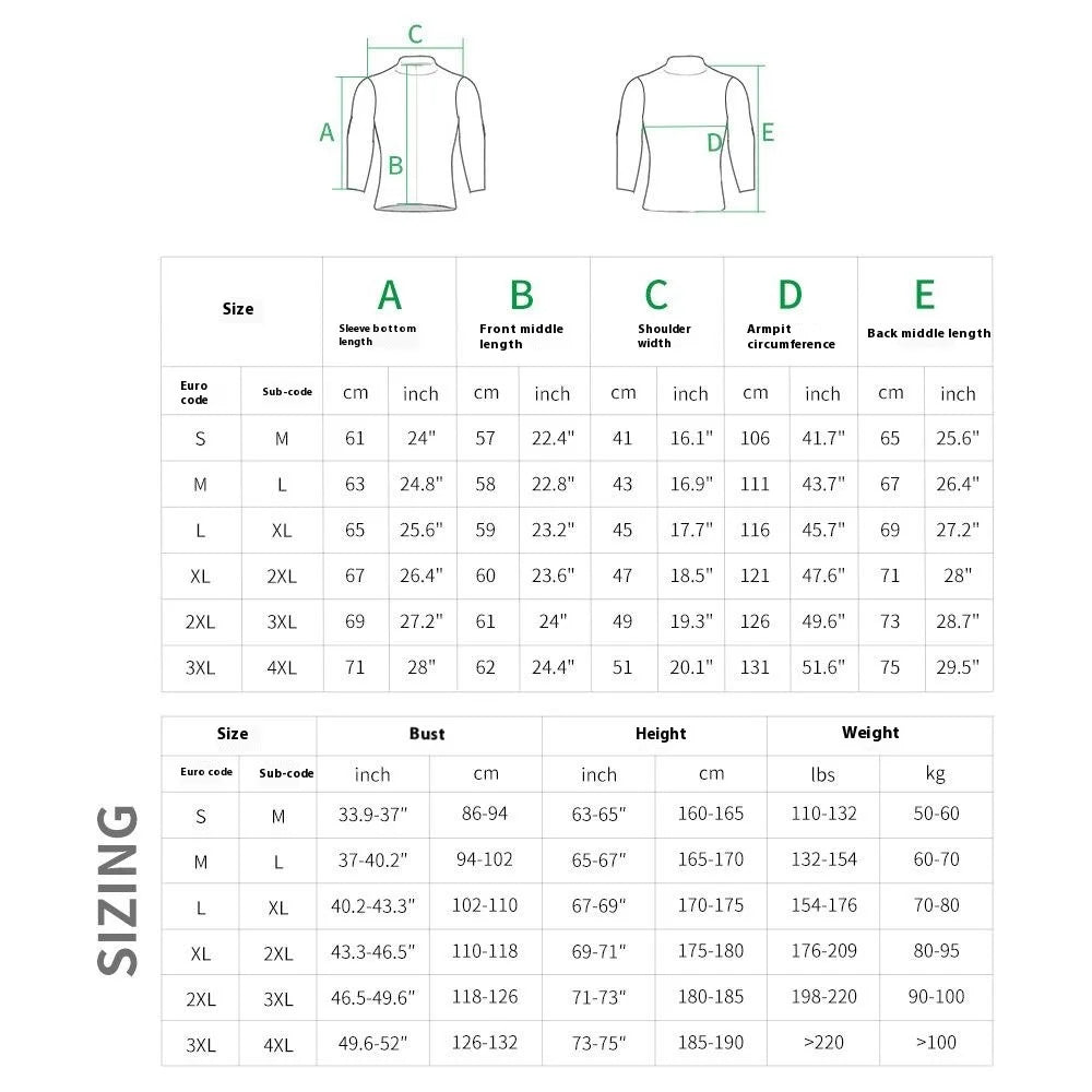 WOSAWE BE206 Autumn Winter Men Cycling Jacket Windproof Zipper Sports Coat - Black Asia M / Europe S - 7