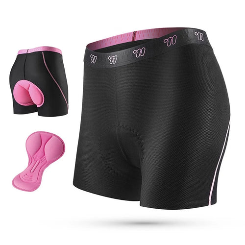 WEST BIKING YP0208060 Women Breathable Cycling Shorts with Built-In Sponge Cushion - XS - 1