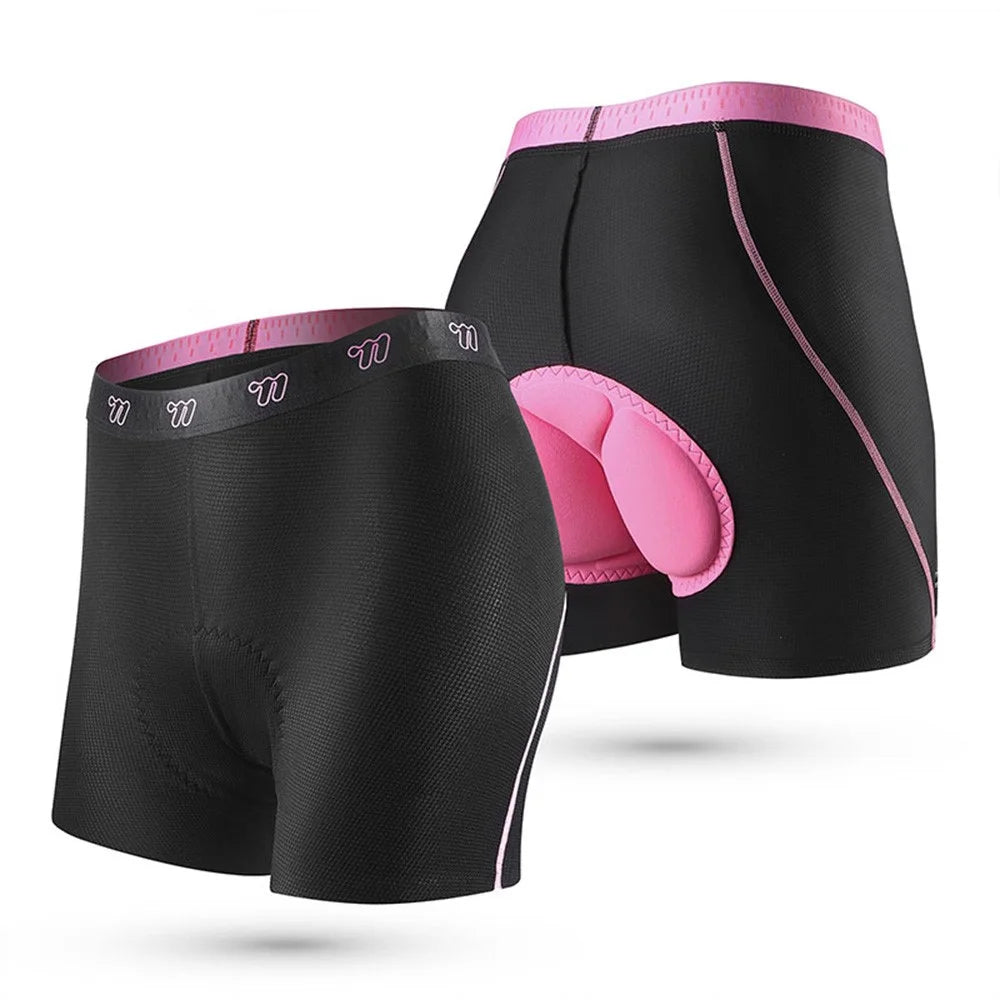 WEST BIKING YP0208060 Women Breathable Cycling Shorts with Built-In Sponge Cushion - XS - 2