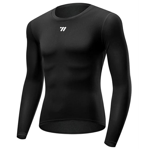 WEST BIKING YP0202339 Cycling Base Layer Top Long Sleeve Warm Sports Undershirt - Men / S - 1
