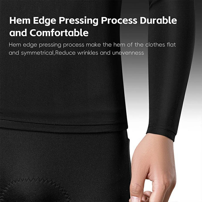 WEST BIKING YP0202339 Cycling Base Layer Top Long Sleeve Warm Sports Undershirt - Men / S - 4