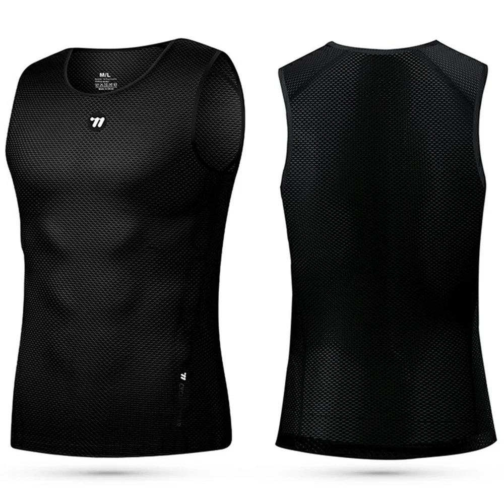 WEST BIKING YP0209024 Mountain Bike Cycling Vest Quick Drying Sleeveless Top Size XS / S - Black - 1