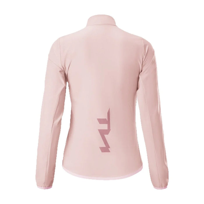 ROCKBROS TVI Series Women Cycling Sports Windbreaker Long Sleeve Breathable Windproof Jacket, Size XS - Pink - 3