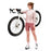 ROCKBROS TVI Series Women Cycling Sports Windbreaker Long Sleeve Breathable Windproof Jacket, Size S - Pink - 5