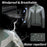 WOSAWE Spring Summer Cycling Jacket Bike Windproof Water Resistant Reflective Climbing Night Running Jacket, Asian XL / EU L - Black - 5