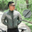WOSAWE Spring Summer Cycling Jacket Bike Windproof Water Resistant Reflective Climbing Night Running Jacket, Asian 4XL / EU 3XL - Green - 4