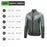 WOSAWE Spring Summer Cycling Jacket Bike Windproof Water Resistant Reflective Climbing Night Running Jacket, Asian 4XL / EU 3XL - Green - 6