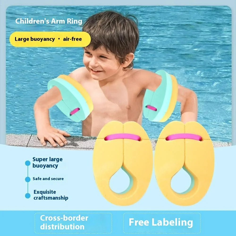 LXSBQ 1 Pair Children Swimming Arm Ring Thicken EVA Pool Swim Floats - 2
