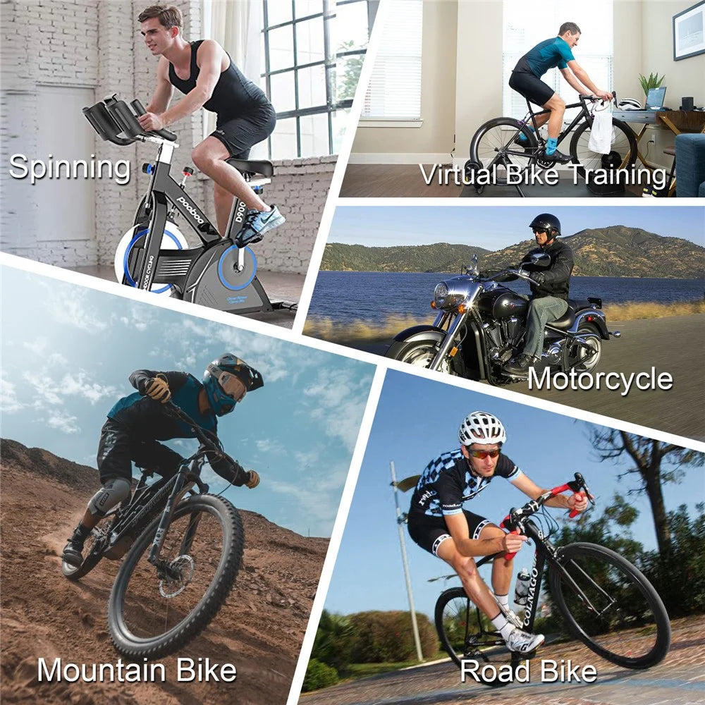 Men Cycling Shorts Padded Underwear Breathable Silicone Cushion Bike Riding Short Pants - Sapphire / M - 4
