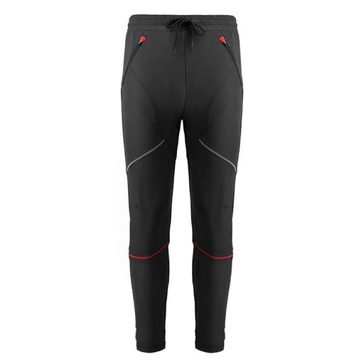 ROCKBROS 20420033 Windproof PU Autumn Winter Cycling Pants 3D Ergonomic Fleece Thermal Bicycle Pants for Outdoor Cycling - Black  /  S - 2