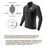 ROCKBROS YDWT012 15300012001 Windproof Long Sleeve Cycling Jacket 3D Ergonomic Biking Jersey with Fleece Lining for Outdoor - S - 4