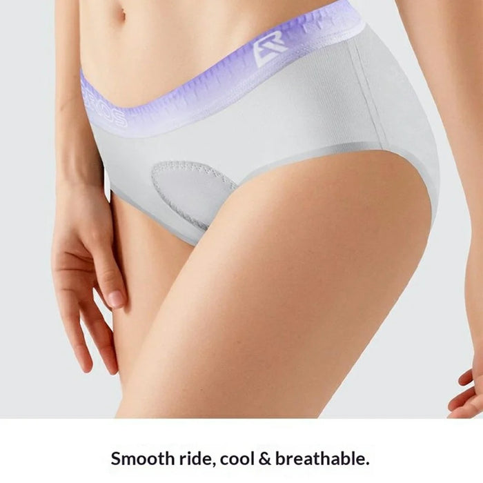 ROCKBROS YDNK002 20210011 3D Ventilation Women Cycling Underwear High Elastic Padded Bike Shorts Shock-Absorbing for Mountain  /  Road Bike - Grey  /  S - 4