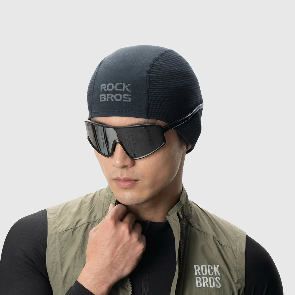ROCKBROS LF25956 Cycling Skull Cap Bike Helmet Liner Hat Windproof Ear Protection Knitted Beanie for Outdoor Sports - 2