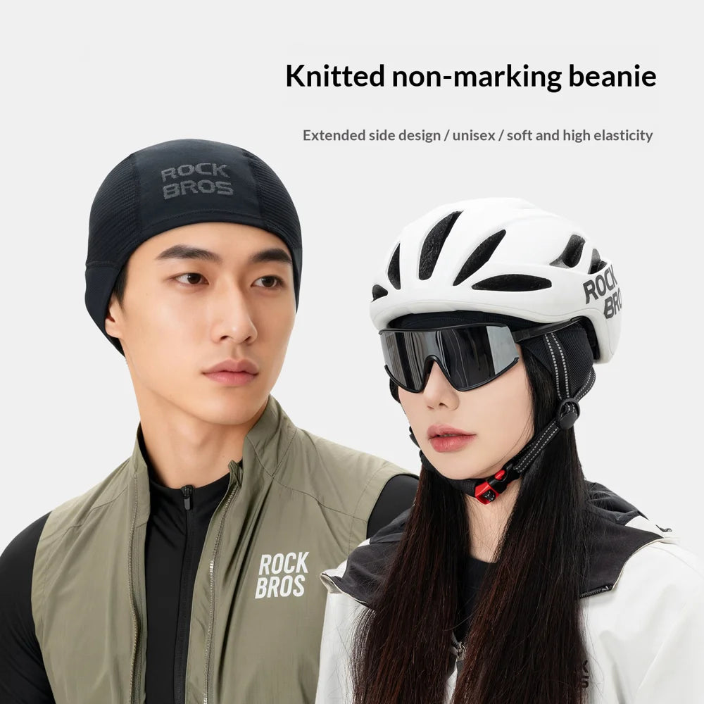 ROCKBROS LF25956 Cycling Skull Cap Bike Helmet Liner Hat Windproof Ear Protection Knitted Beanie for Outdoor Sports - 3