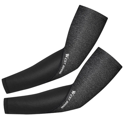 WEST BIKING Summer Sunscreen Sleeves Unisex Anti-UV Ice Silk Arm Sleeves - M - 1