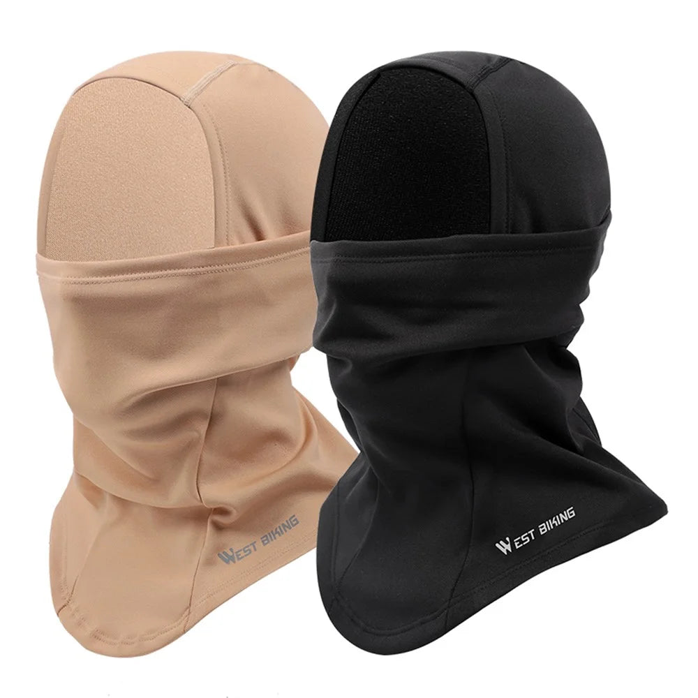 WEST BIKING Motorcycle Cycling Bike Face Mask Neck Warmer Hiking Skateboard Windproof Balaclava - Black - 2