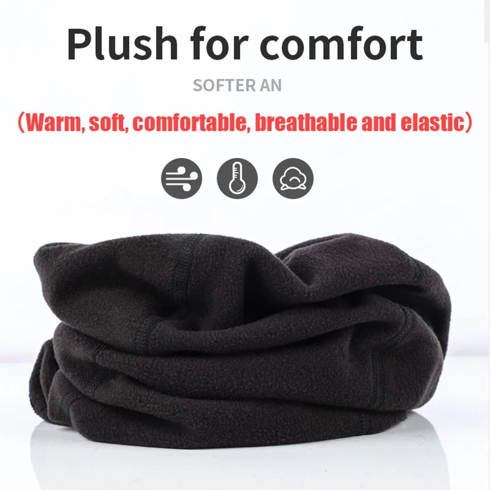 WEST BIKING Motorcycle Cycling Bike Face Mask Neck Warmer Hiking Skateboard Windproof Balaclava - Black - 3
