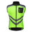 WOSAWE Waterproof Cycling Vest Sleeveless Windproof Reflective Zipper Jacket for Road Bike - BL208/G Green/Asian L/European M - 1