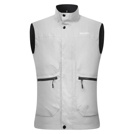 WOSAWE BD260 Cycling Reflective Vest Waterproof Sleeveless Jacket for Road Bike Night Running - BD260/S |Asian M/European S - 1
