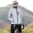 WOSAWE Reflective Cycling Jacket Waterproof Windproof Long Sleeve Hooded Coat for Men Women - BL210 Silver | Asia Size M / EU Size S - 6