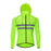 WOSAWE BL225 Men Cycling Jacket Reflective Hooded Long Sleeve Coat with Rear Zipper Pocket for Mountain Road Bike - BL225/G Green | Asian L/European M - 1