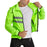 WOSAWE BL225 Men Cycling Jacket Reflective Hooded Long Sleeve Coat with Rear Zipper Pocket for Mountain Road Bike - BL225/G Green | Asian L/European M - 3