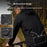WOSAWE Cycling Jacket Lightweight Waterproof Multi-Pocket Hooded Coat for Road Bike Riding - BL245/B Black | Asian L / European M - 6