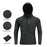 WOSAWE Cycling Jacket Lightweight Waterproof Multi-Pocket Hooded Coat for Road Bike Riding - BL245/B Black | Asian L / European M - 7