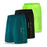 WOSAWE BL113 Quick Dry Breathable Mountain Bike Cycling Shorts 3D Silicone Padded Shorts for MTB - BL113 Black | Asian L/European M - 5