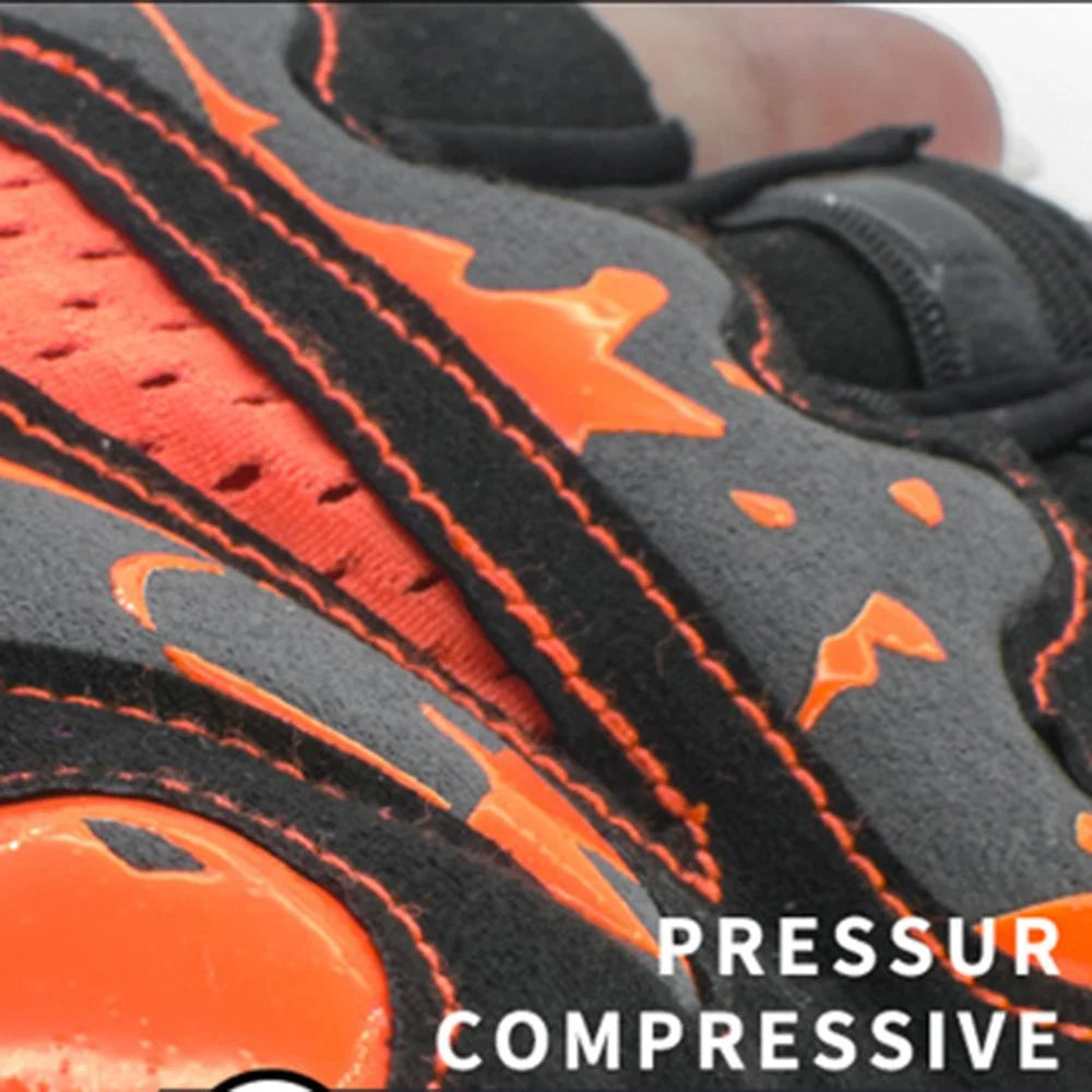BOODUN 1024 Anti-Slip Breathable Half Finger Cycling Gloves Shock-Absorbed Road Bike Gloves Finger Padded Cycling Accessory - Black/M - 3