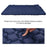 WIDESEA WSCM-005 Outdoor Camping Double Person Inflatable Mattress Folding Air Bed Picnic Pillow Blanket with Air Bag - Navy Blue - 4