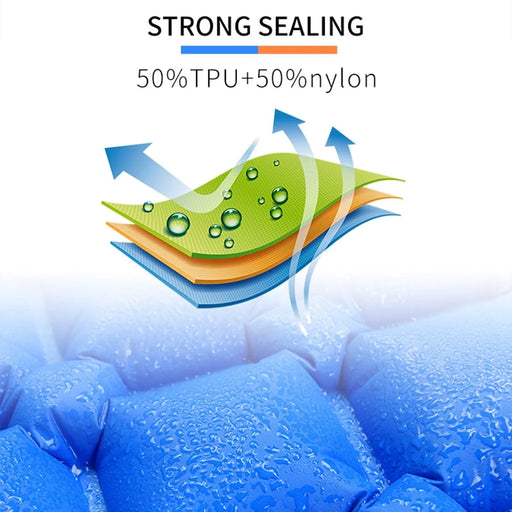 WIDESEA WSCM-001 Outdoor Camping Hiking Ultralight Inflatable Mattress Pillow Mat Sleeping Mat Cushion Bed - Blue - 2