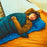 WIDESEA WSCM-001 Outdoor Camping Hiking Ultralight Inflatable Mattress Pillow Mat Sleeping Mat Cushion Bed - Blue - 4