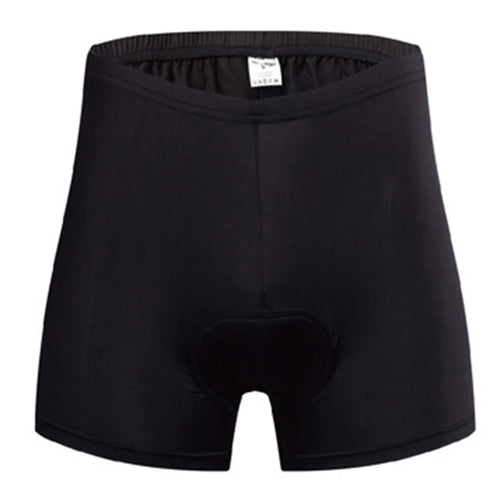 REALTOO Men Cycling Shorts 3D Shockproof Pad Design MTB Road Bike Summer Breathable Underwear Shorts - Black / M - 1